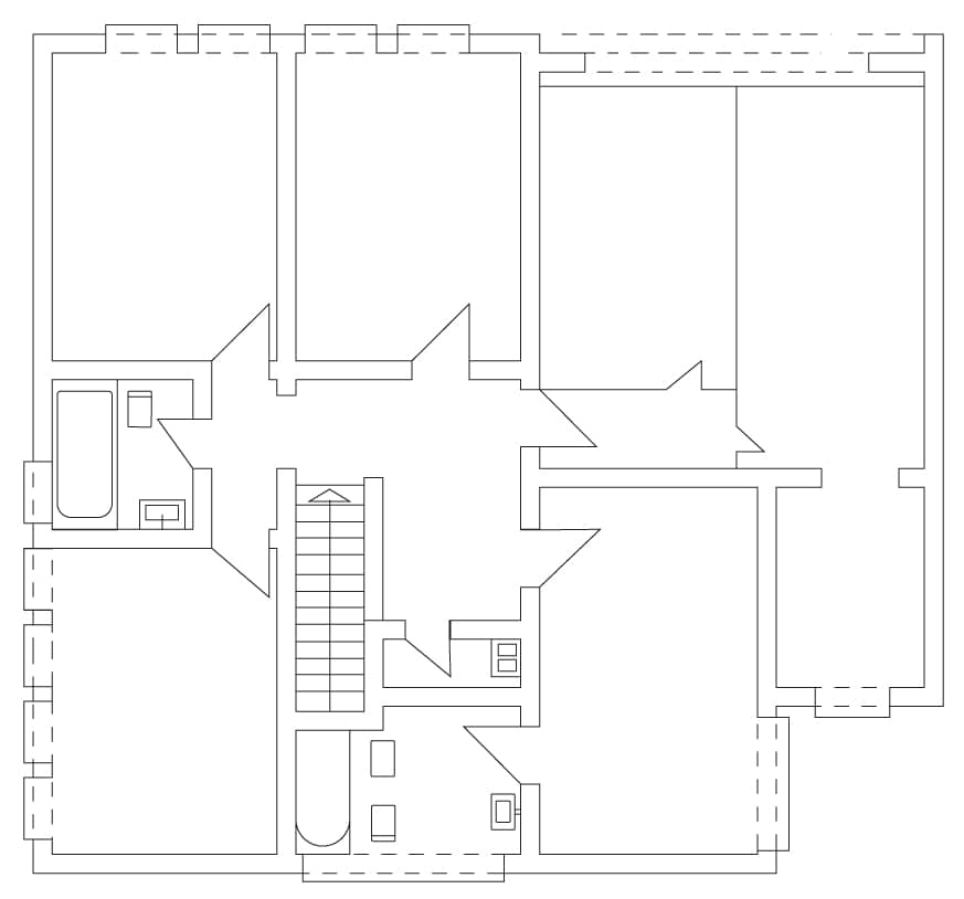 Pflegedienst_Elai_WGGrundriss_Eichenstr_1OG Grundriss 1. Obergeschoss Wohngemeinschaft Eichenstraße in Berlin